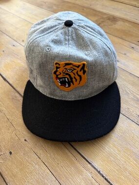 Vintage 1940 Ebbets Field Flannel Osaka Tigers Ballcap Wool Size 7 5/8